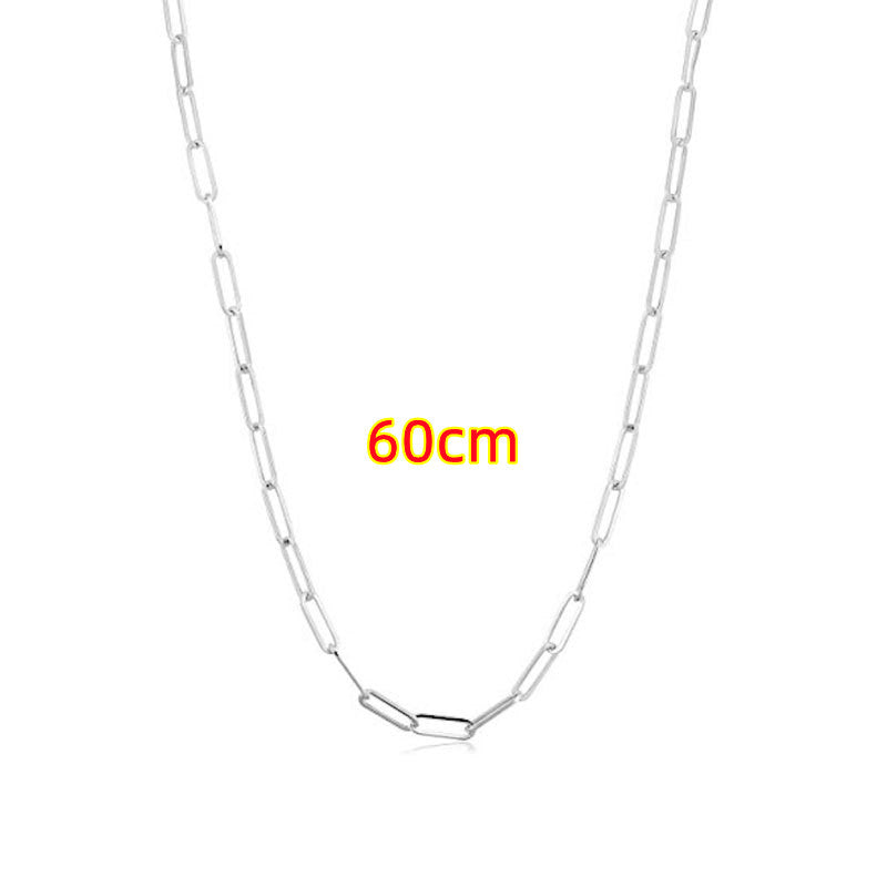 Clip Dicke Kette Halskette Unisex Halskette Schlüsselbeinkette