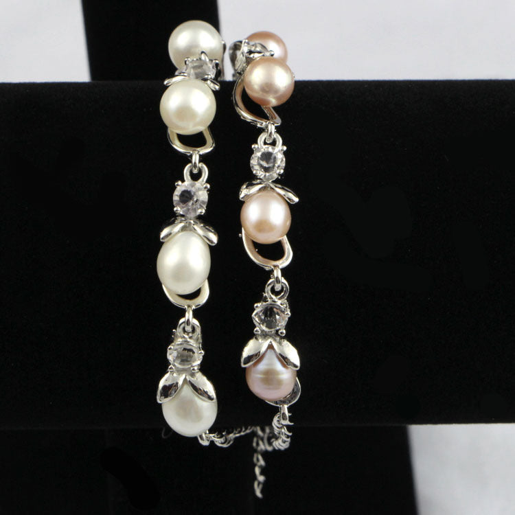 Pulsera de perlas joyería de perlas pulsera