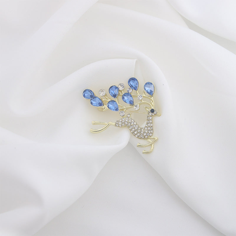Nuevo Broche de Aleación de Alta Sensación de Nicho de Alta Gama, Pin para Abrigo y Traje, Corsage Versátil de Alta Gama
