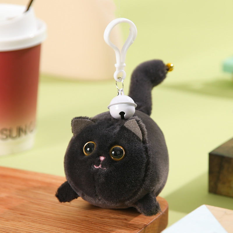 Llavero Gato Cola Moviéndose Cerdo Xiaofei Peluche