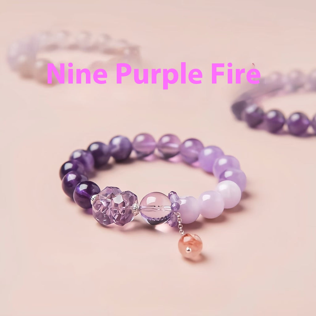 Neun Lila Feuer Armband Weiblich Amethyst Geburtsjahr Duobao Neues Chinesisches Armband