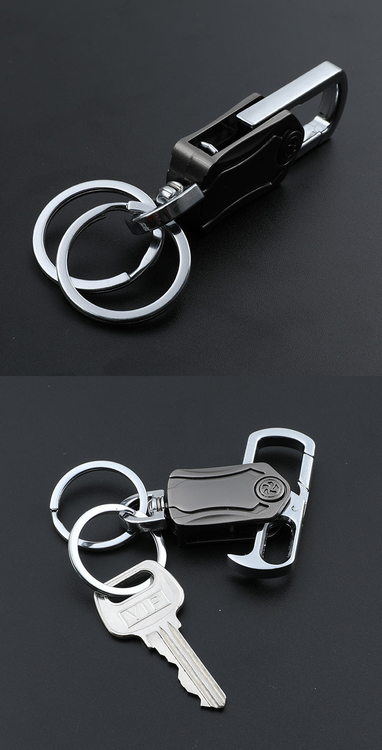 Llavero multifuncional con giroscopio para coche