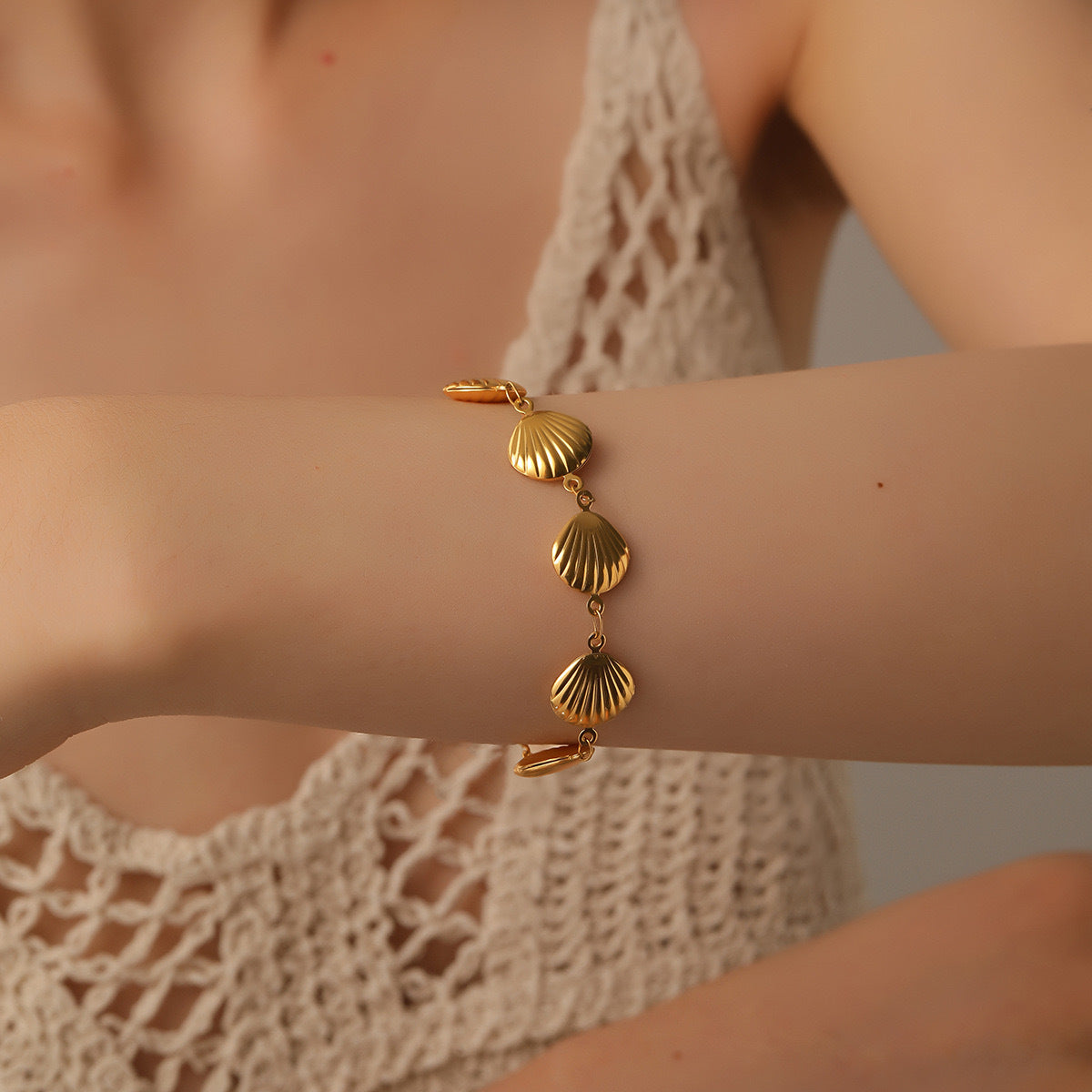 Pulsera de Corazón de Acero Inoxidable