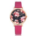 Correa de cuero de moda de alta calidad, oro rosa, reloj de cuarzo informal con corazón para mujer, reloj de pulsera para mujer, relojes de lujo para mujer