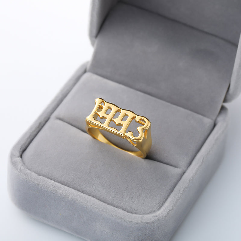 Digitaler antiker Ring Schmuck für Damen und Herren