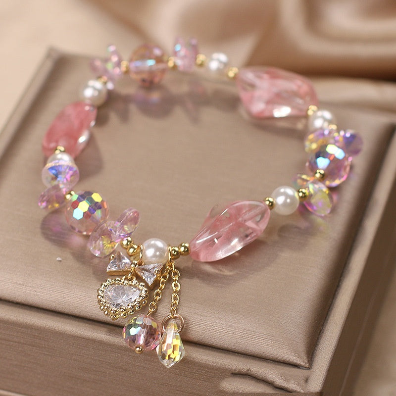 New Women's Sweet Crystal Bracelet Zircon