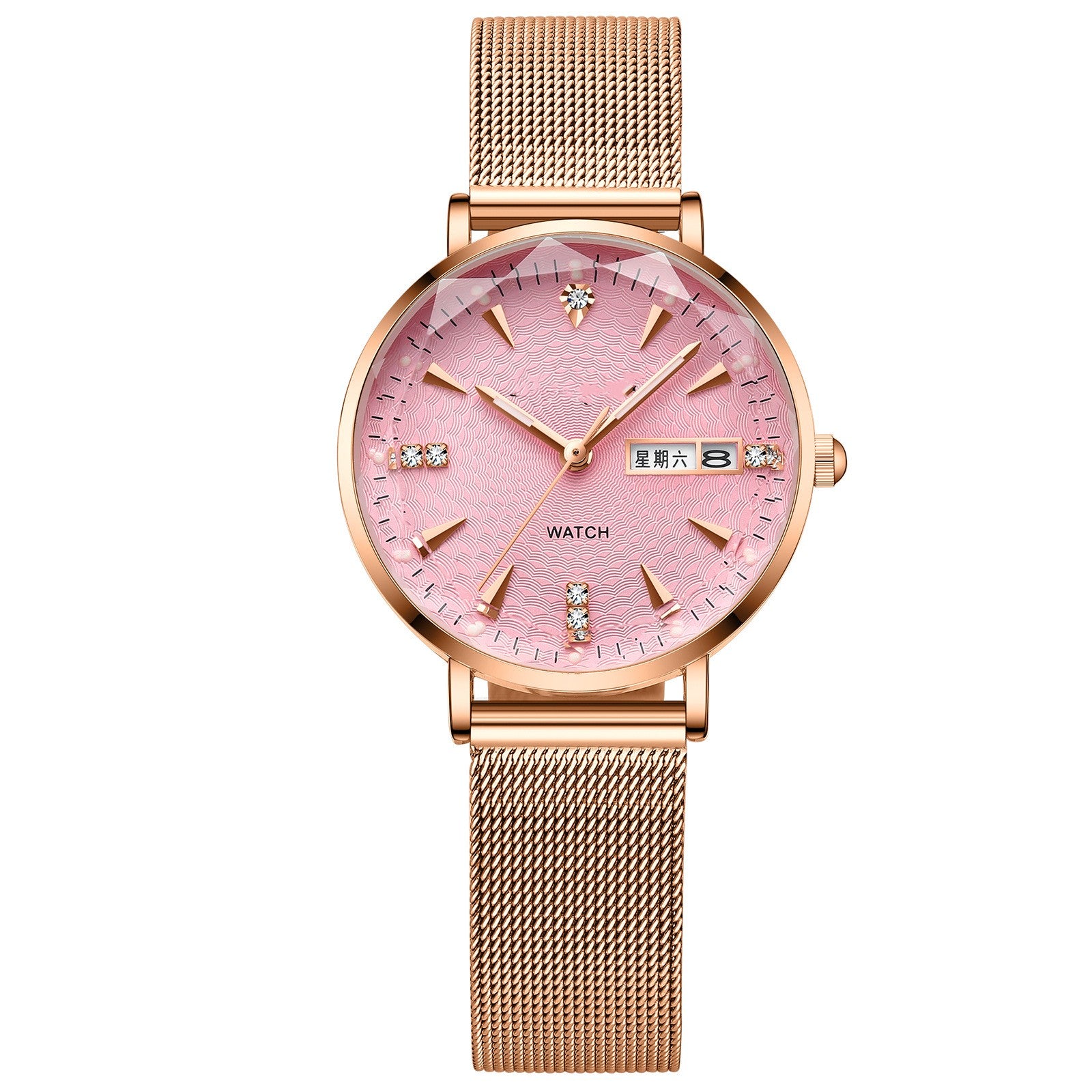 Nuevo Reloj de Cuarzo Luminoso Impermeable de Moda para Mujer