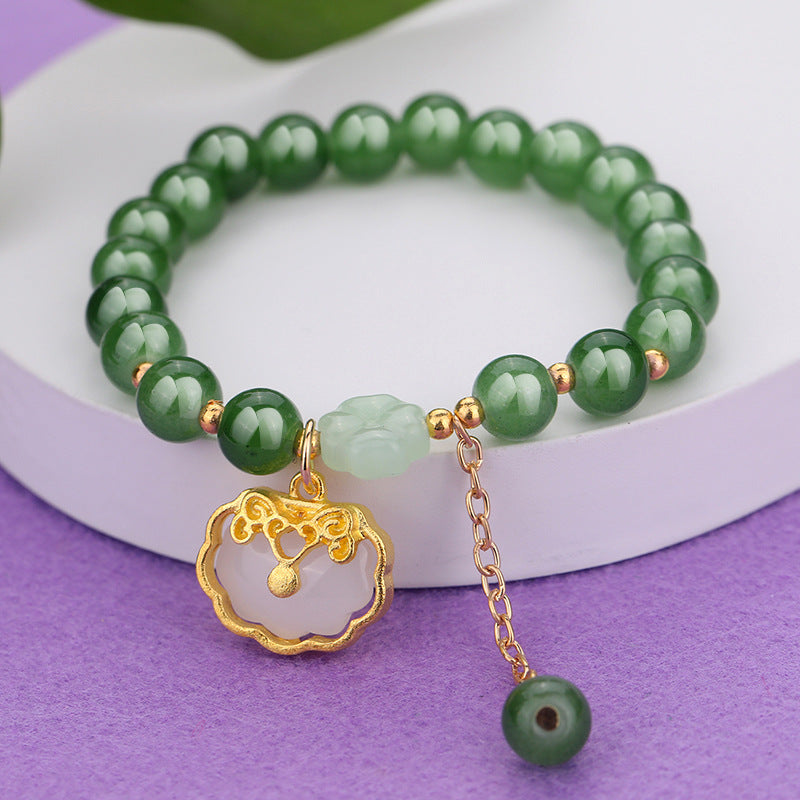 Chinese Style Accessories Bracelet Ethnic Style Aventurine