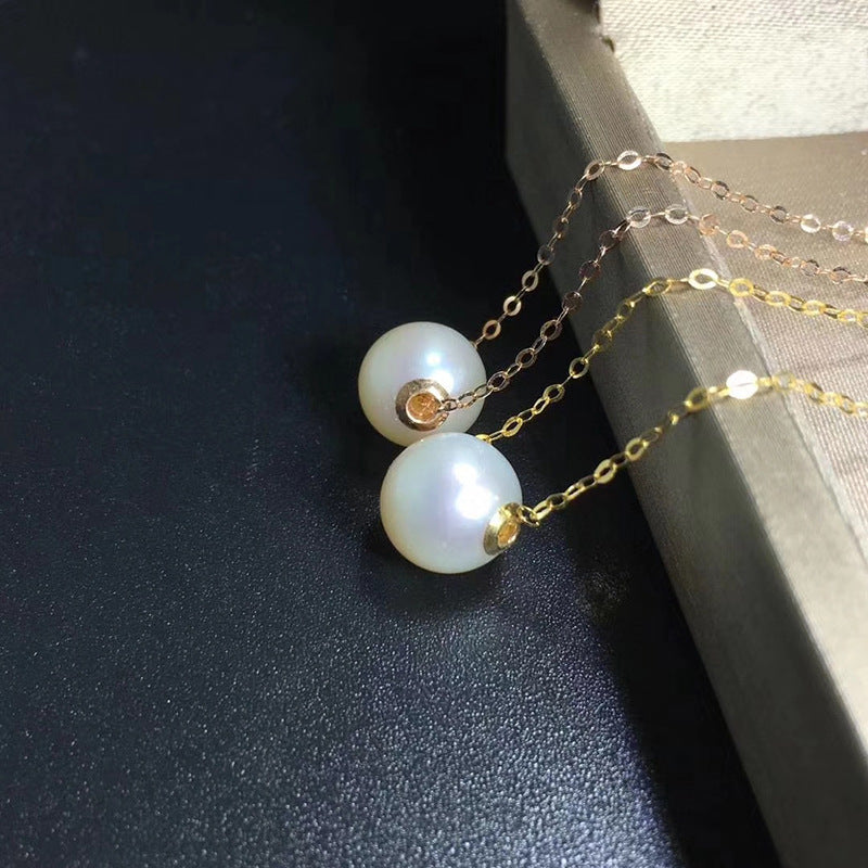 Collar de perlas para la clavícula