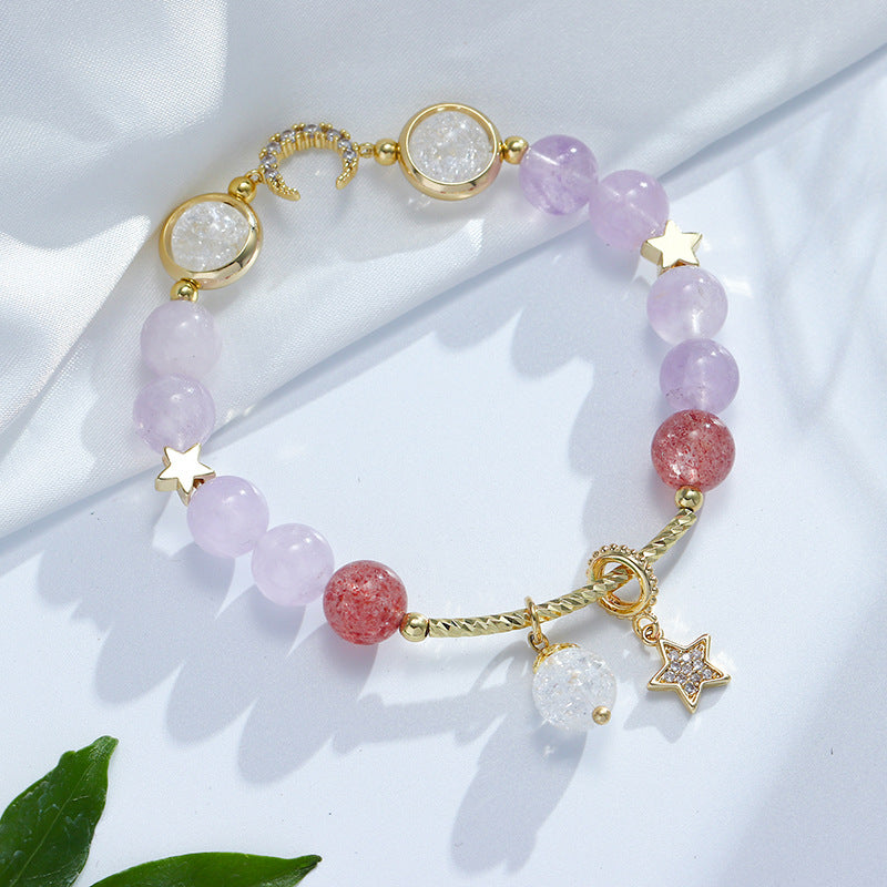 Lavendel Amethyst Armbänder für Frauen