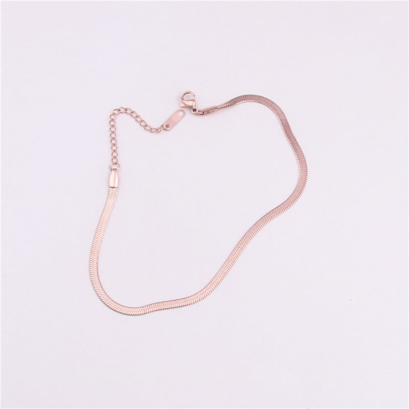 Tobillera sencilla de personalidad para mujer