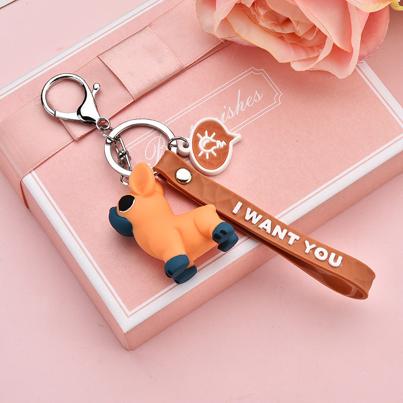 Puppy keychain