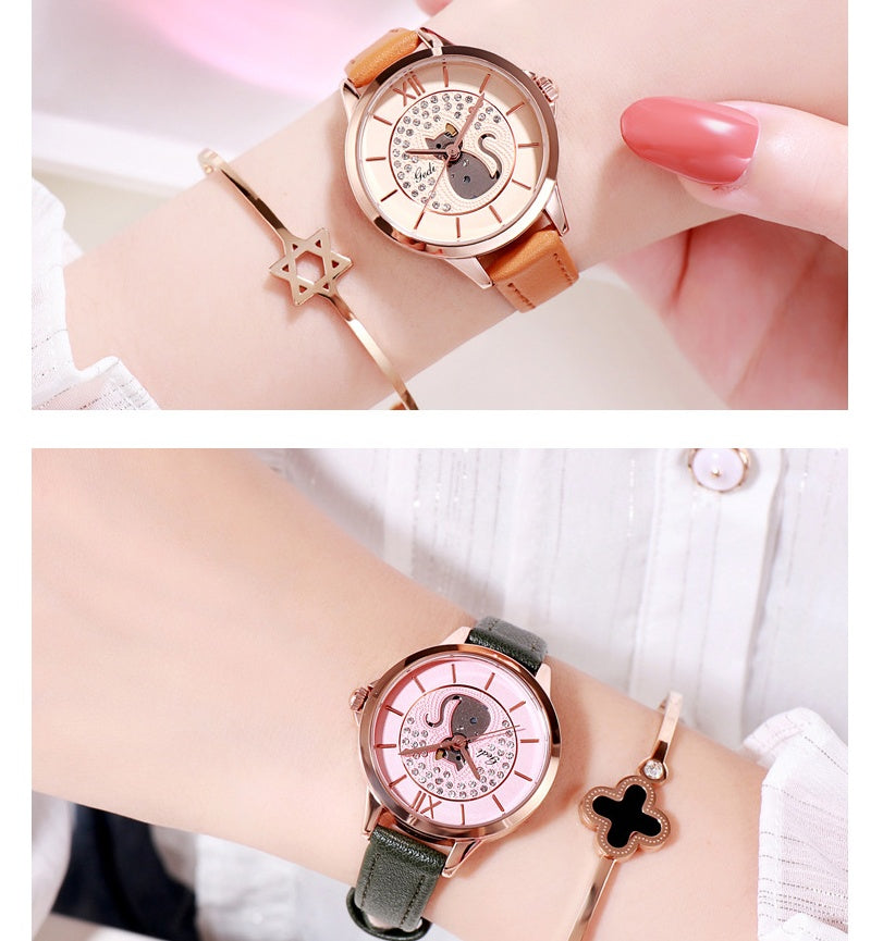 Reloj de pulsera de cuarzo para niña