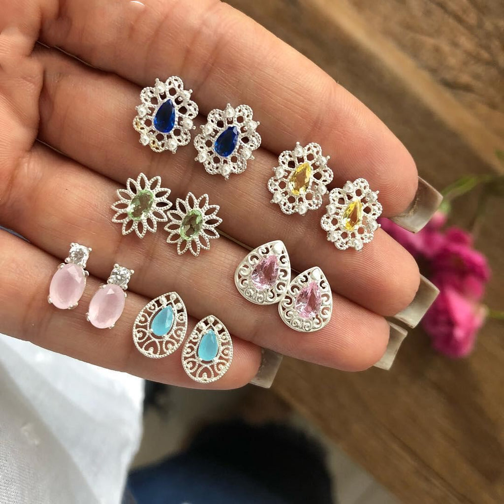 Schmuck funkelnde Kristall-Boho-Ohrringe