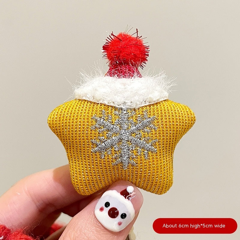 Cartoon Niedlicher Weihnachtsmann Brosche Weihnachts-Festival-Accessoires