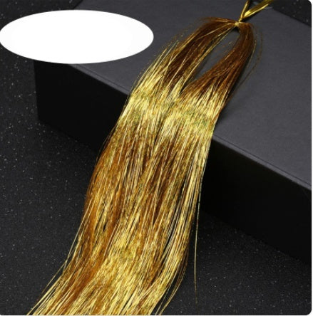 Extensión de oropel brillante para el cabello