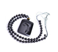 Amuleto Colgante de Buda de Obsidiana Natural
