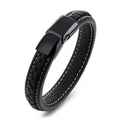 Armband aus schwarzem Titanstahl
