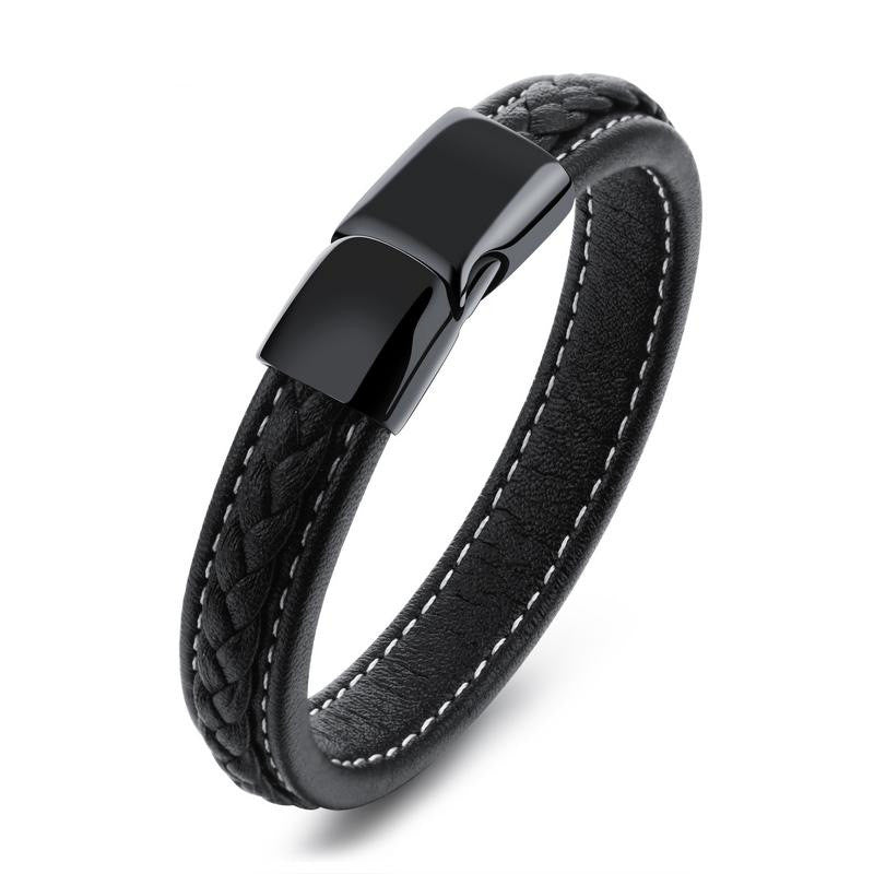 Armband aus schwarzem Titanstahl