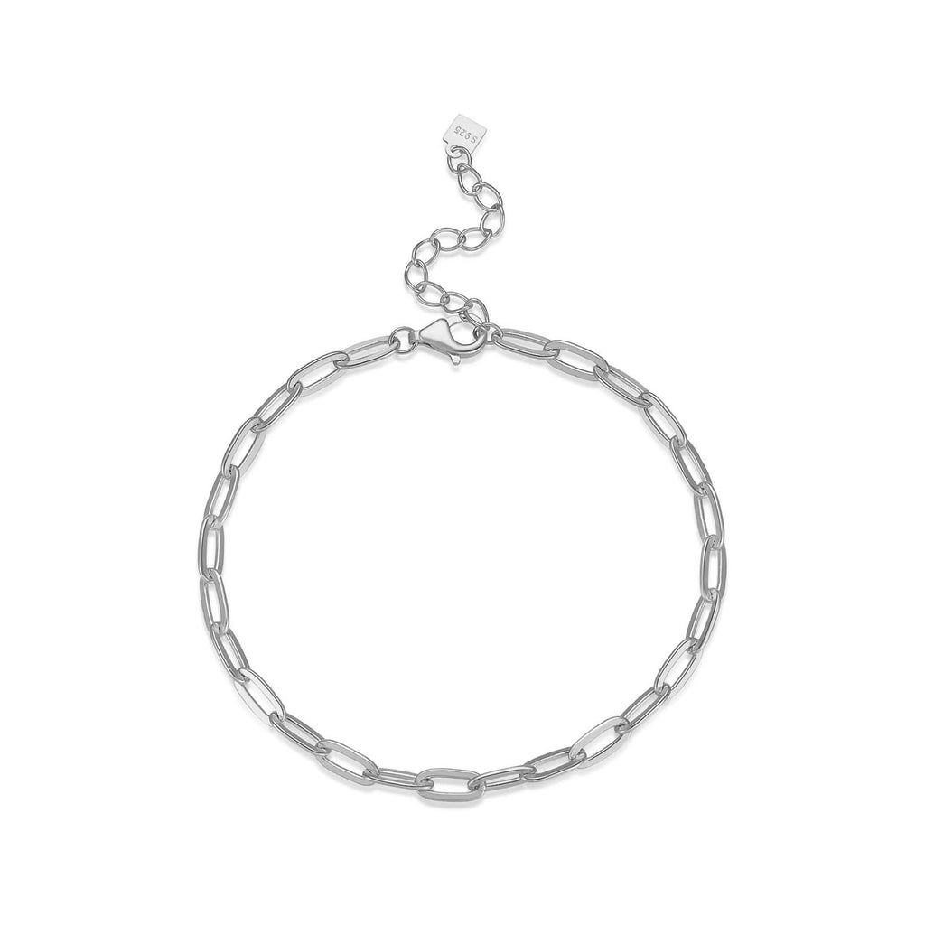 Cooler Stil, schlichtes, vielseitiges Armband aus 925er Sterlingsilber mit Textur