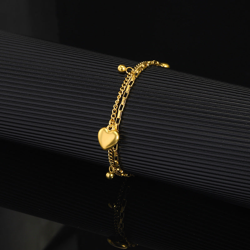 Neues geschwungenes, glänzendes Design, schlichtes und leichtes Luxusarmband