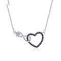 Creative Hollow Heart-shaped Zircon Necklace