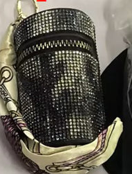 Silk Scarf Keychain Storage Mini