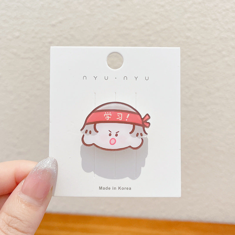 Women's Fashionable Simple And Cute Cartoon Brooch