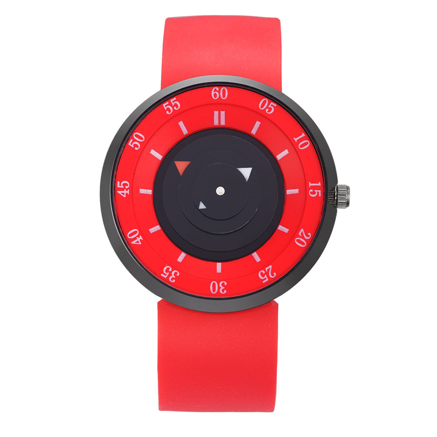 European And American Fashion Creative Sports Couple Silicone Quartz Watch