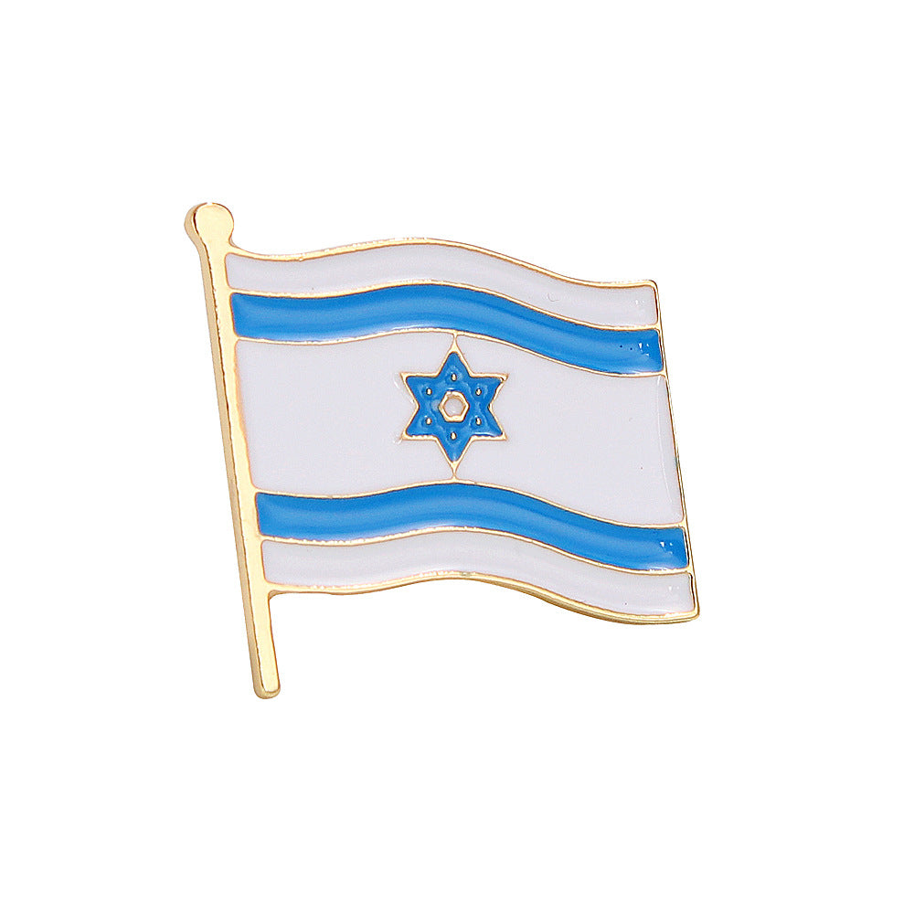 Fashion Simple Free Palestine Flag Brooch