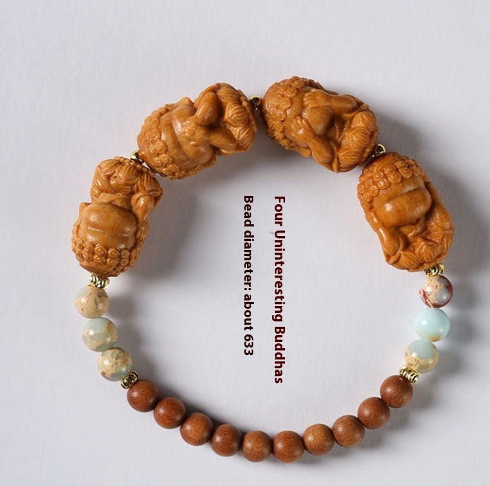 Cartoon Cute Four No Buddha Single Loop Bracelet