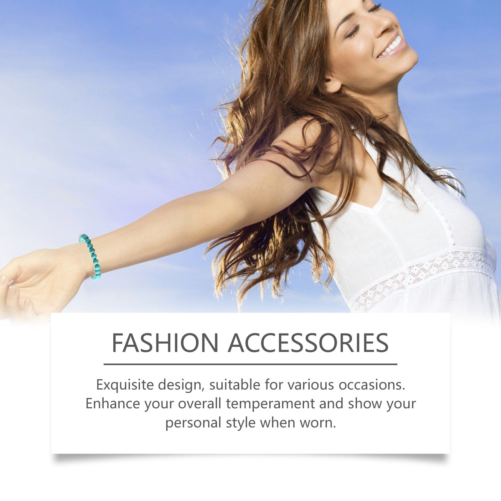Turquoise Bracelet Personalized Simple Elegant All-match Fashion Accessories