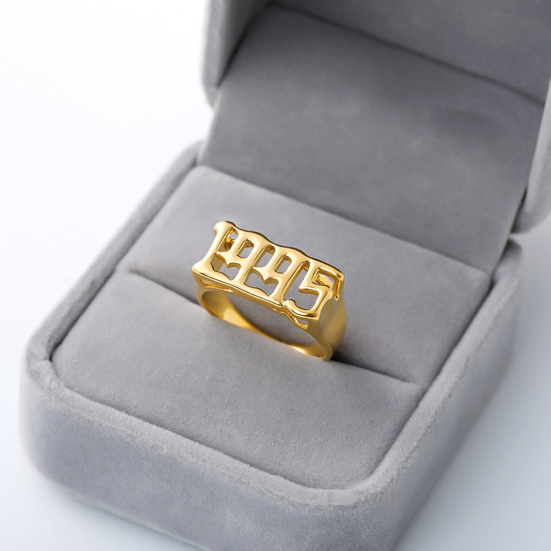 Digitaler antiker Ring Schmuck für Damen und Herren