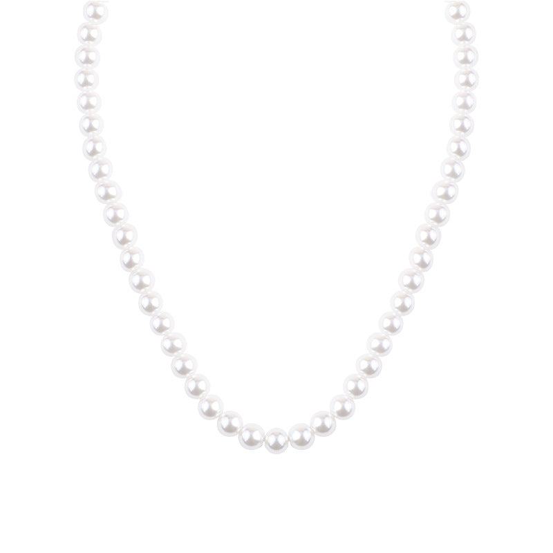 Light Luxury Pearl Necklace Niche Design Vintage Necklace Temperament