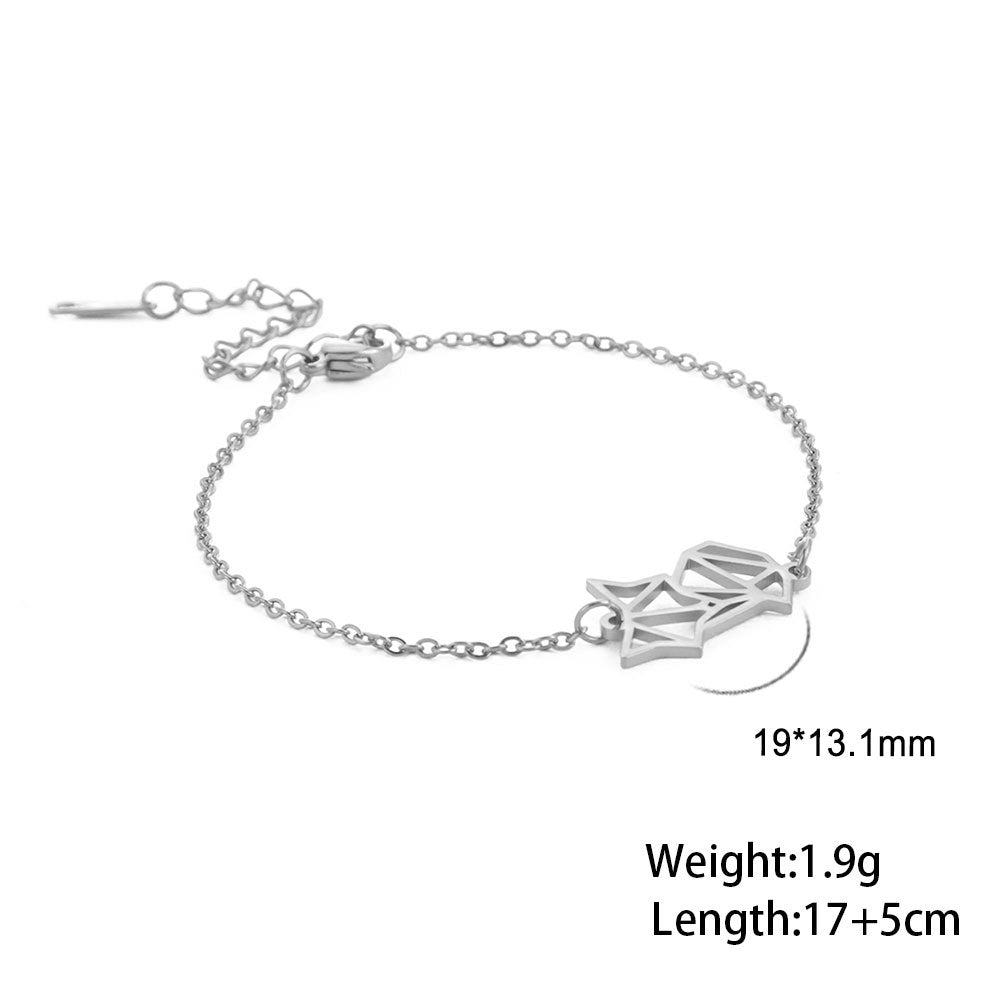 Beliebtes europäisches und amerikanisches hohles Armband aus Edelstahl