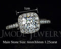 Echter Diamantring weiblich koreanische Ausgabe Damen Diamantring