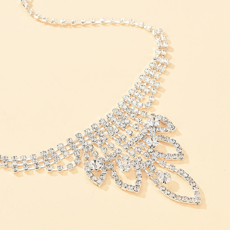 Modisches Brautschmuck-Set Einfache Halskette