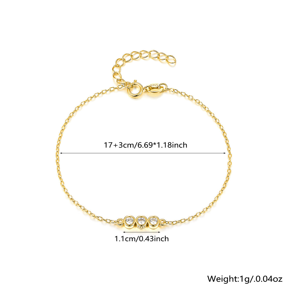 925 Silver Bracelet Women's European And American