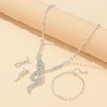 Modische Braut Brautjungfern Schmuckset Luxus 3-teiliges Set