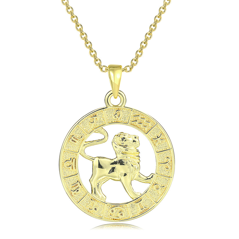 12 Twelve Constellation Pendant Necklace