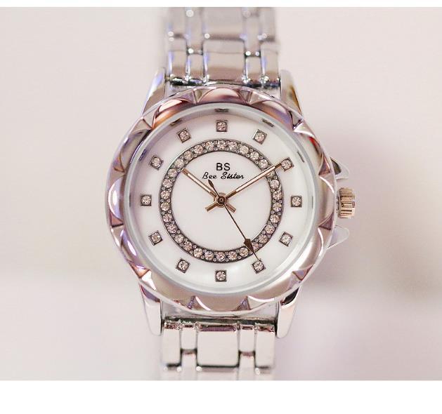 BS nuevo reloj de diamante para mujer
