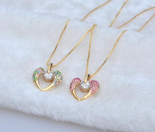 Kristallhalskette koreanischer kleiner Schmuck
