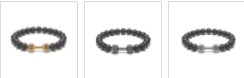 FIT LIFT Brazalete de Cuentas de Mancuernas de Metal
