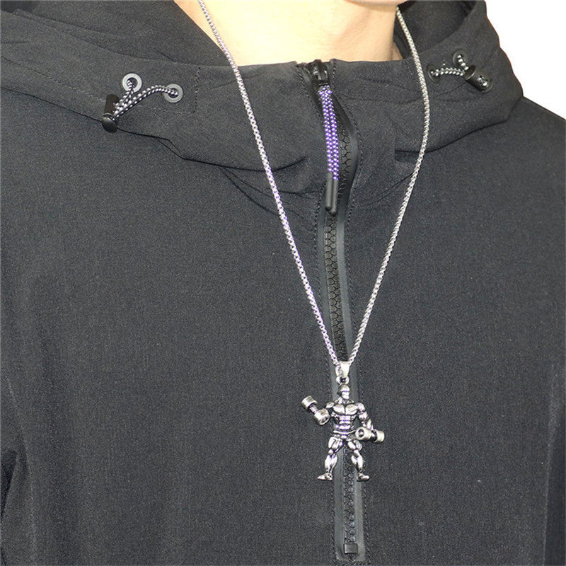 Collar de halterofilia con barra