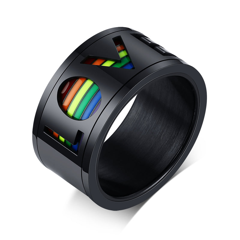 Anillo Unisex Arcoíris del Orgullo Cycolinks
