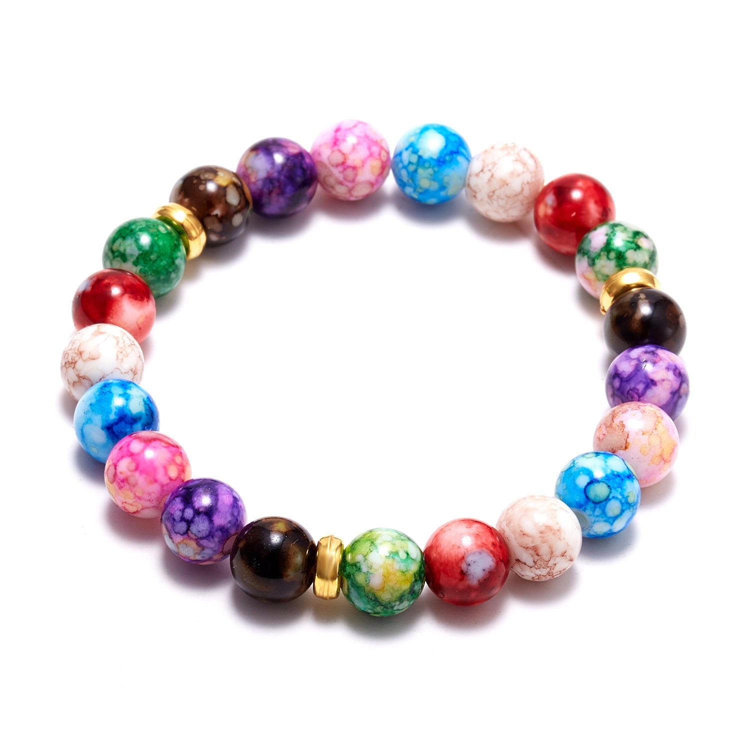 Yoga Balance Resin Bracelet Handmade