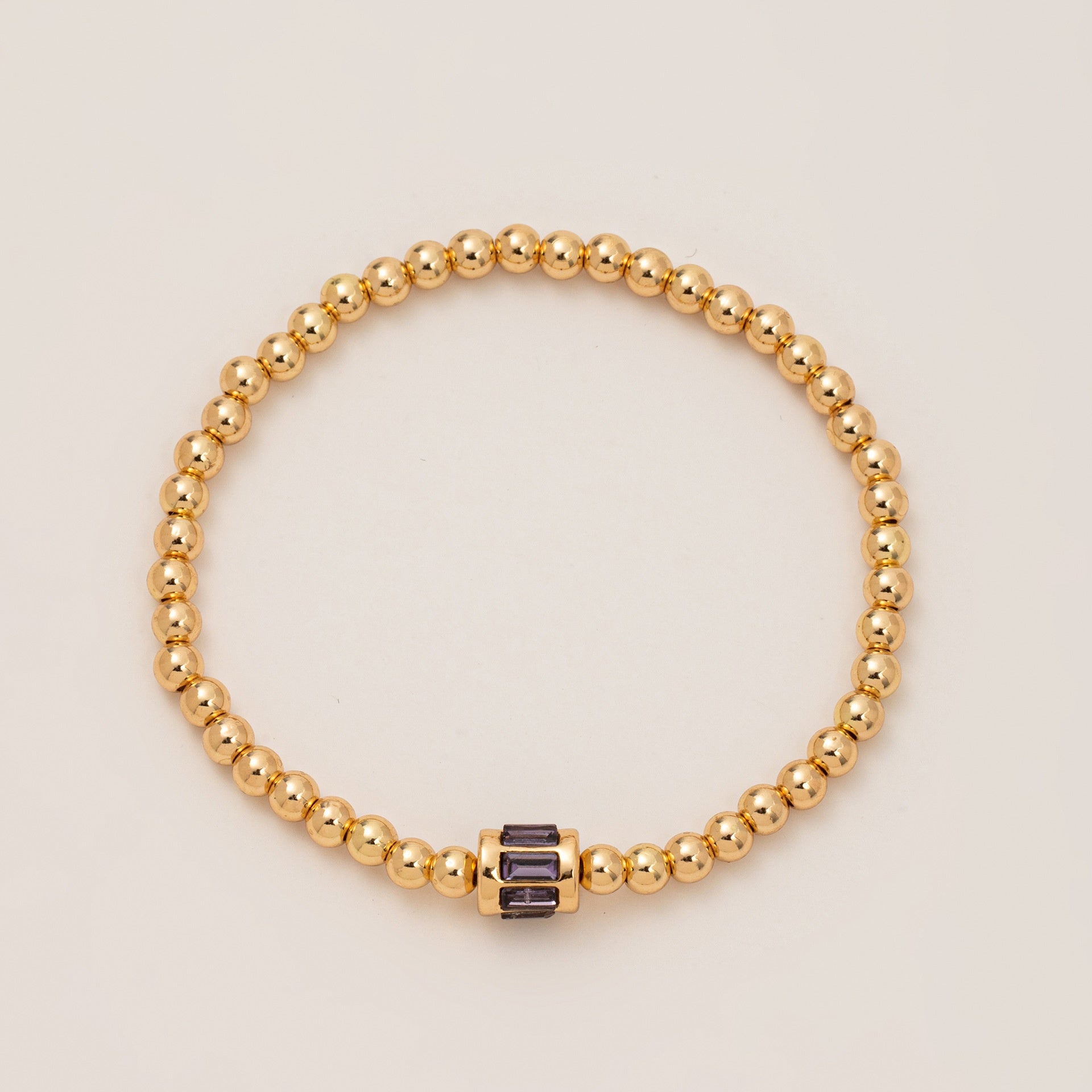 Women's Fashion Twelve Birthstone Beaded Bracelet