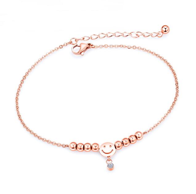 Charm-Beads elegantes Fußkettchen