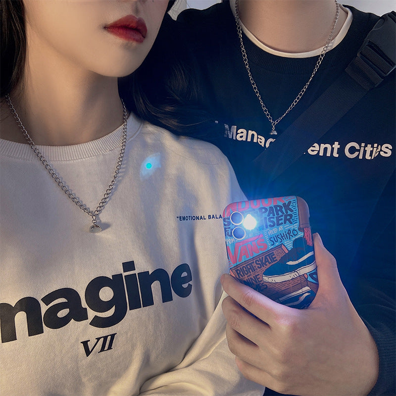 Herren- und Damen-Halskette, magnetische Partnerkette