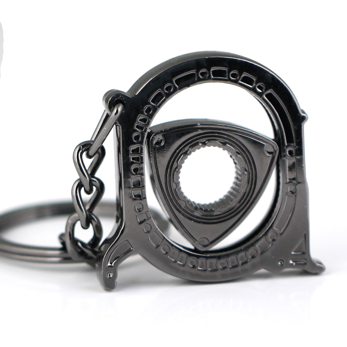 Llavero con rotor de motor de coche que puede girar 360 grados, regalo